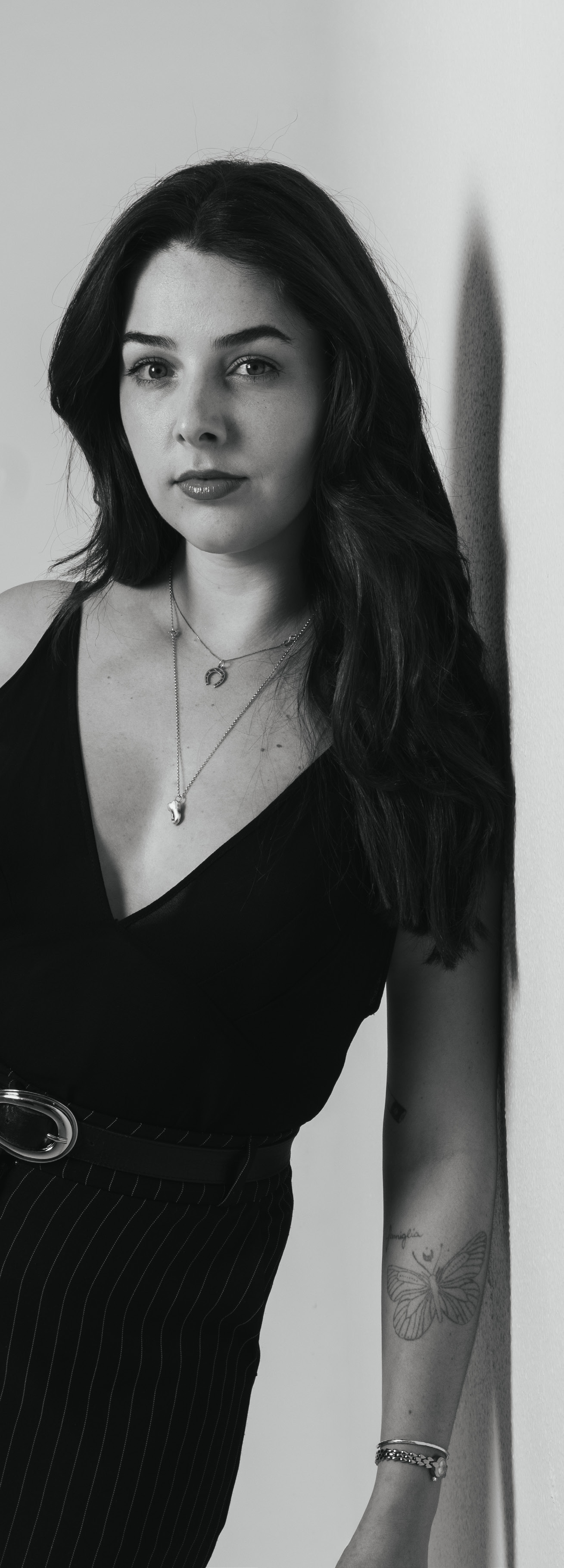 Retrato de Martina Cambruzzi, designer de moda